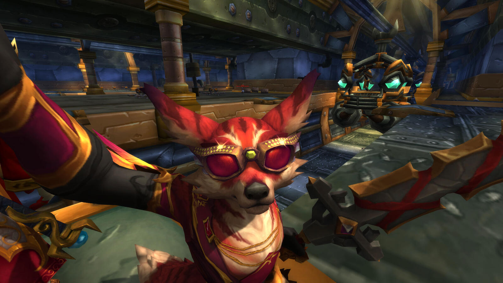 Deeprun Tram (sword out, just in case)