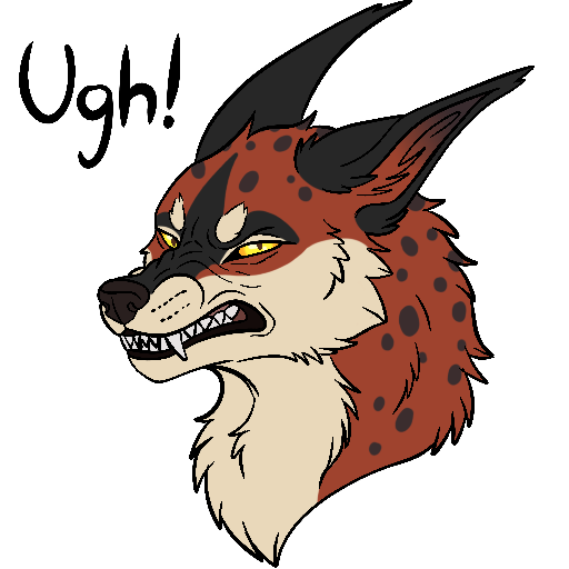 Disgust sticker by BlazingNeptune